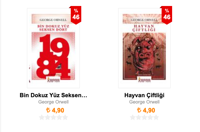 Yayınevlerinde “1984” furyası başladı